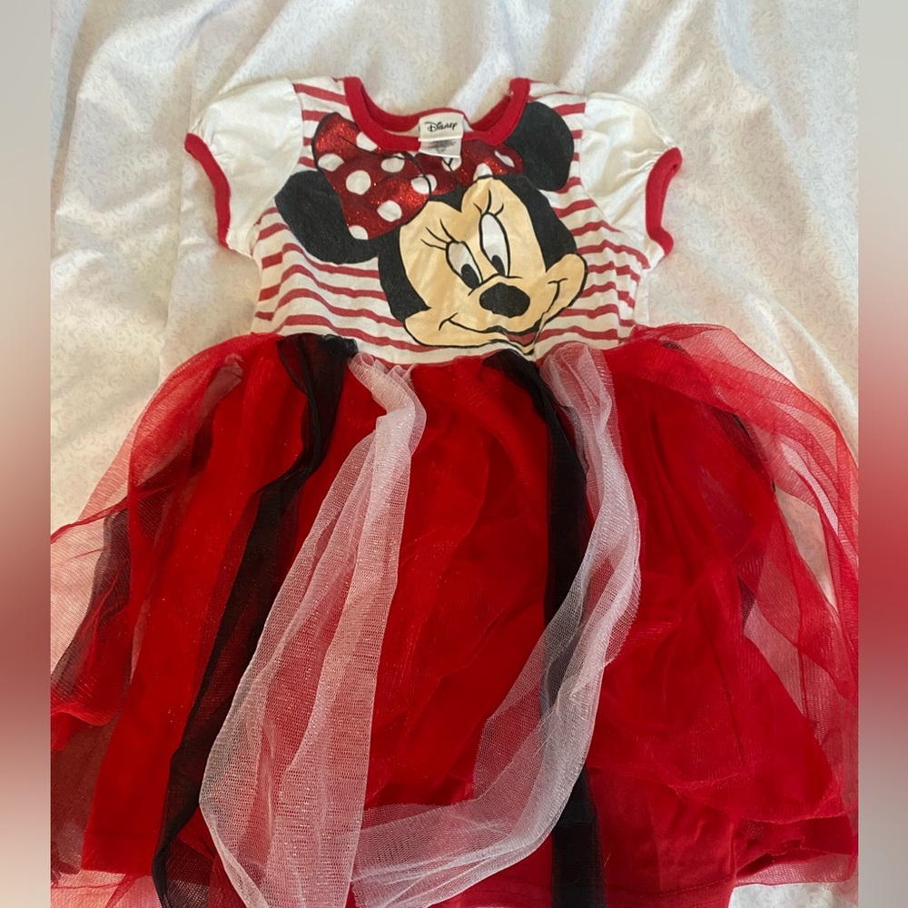 Disney Minnie Mouse Red and White Dress